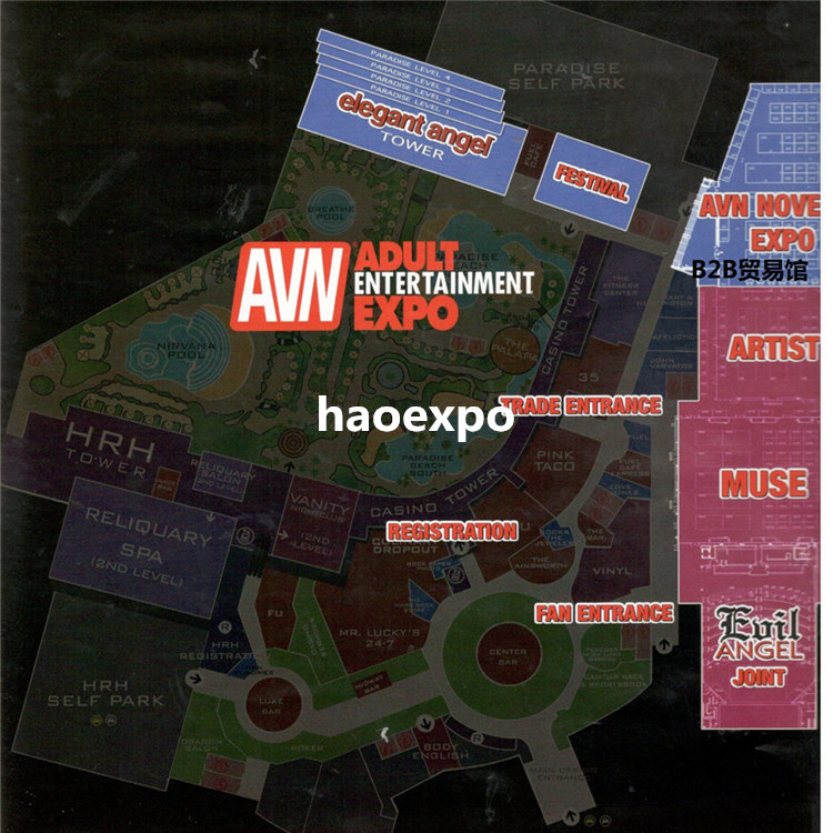 AVN2019展館布局
