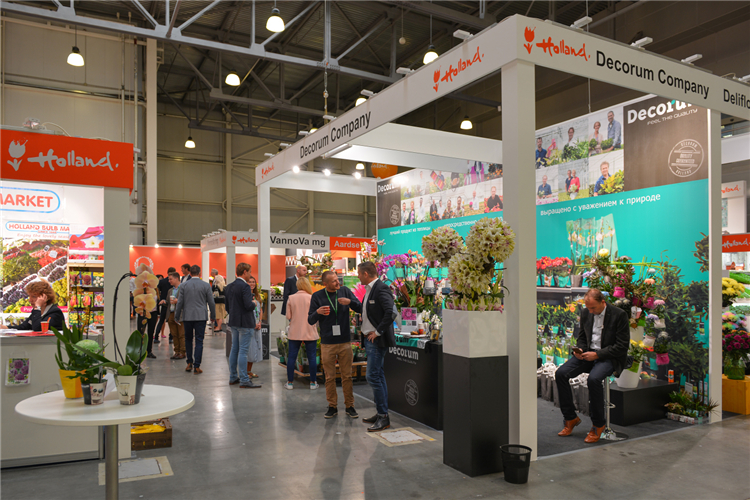 俄羅斯花卉展展會(huì)現(xiàn)場(chǎng)