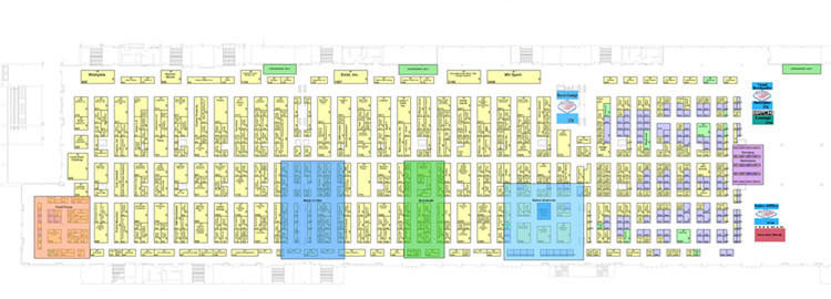 美國(guó)禮品及紀(jì)念品展展館圖紙