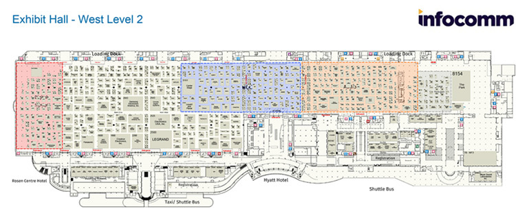2019年美國(guó)視聽展圖紙一覽