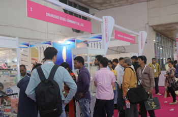 印度化妝品展COSMO TECH EXPO展會(huì)現(xiàn)場(chǎng)