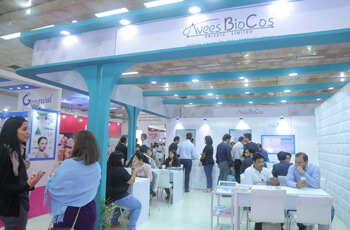 印度化妝品展COSMO TECH EXPO展會(huì)現(xiàn)場(chǎng)