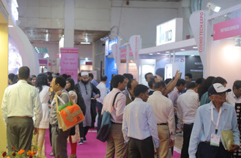 印度美容展COSMO TECH EXPO展會(huì)現(xiàn)場(chǎng)