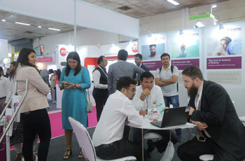 印度美容展COSMO TECH EXPO展會(huì)現(xiàn)場(chǎng)