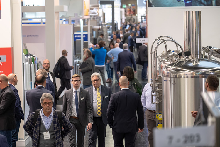 德國紐倫堡啤酒及飲料展BrauBeviale展會(huì)現(xiàn)場(chǎng)